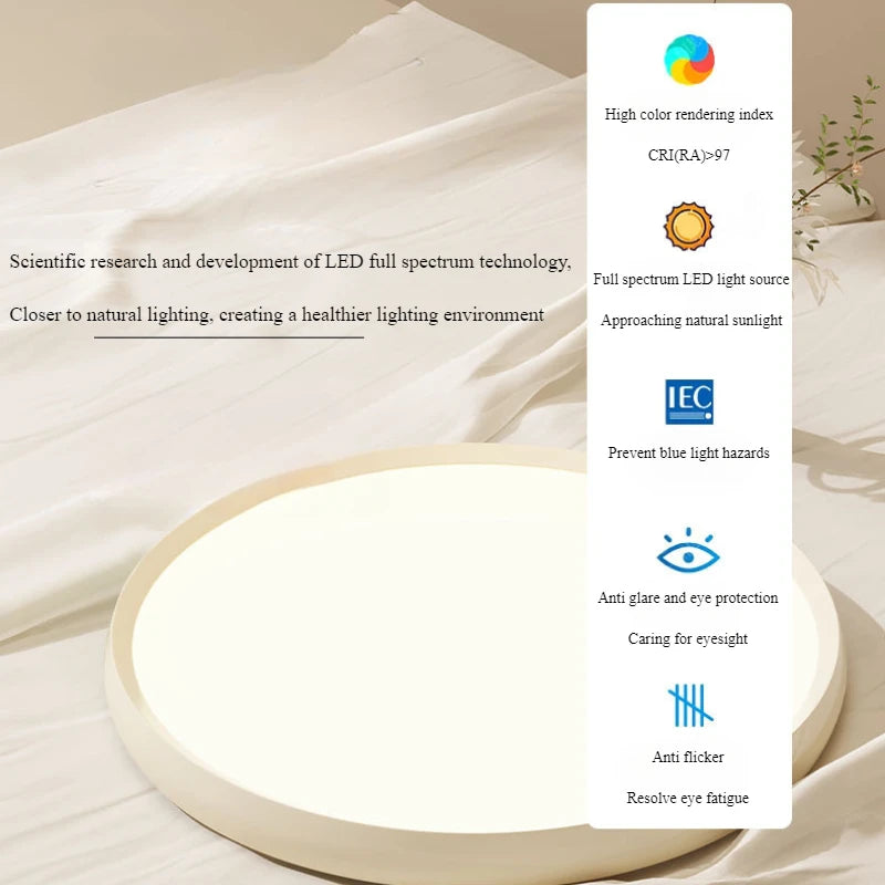 lustre moderne simple style nordique en aluminium avec lumières LED - vue 6 sur 18