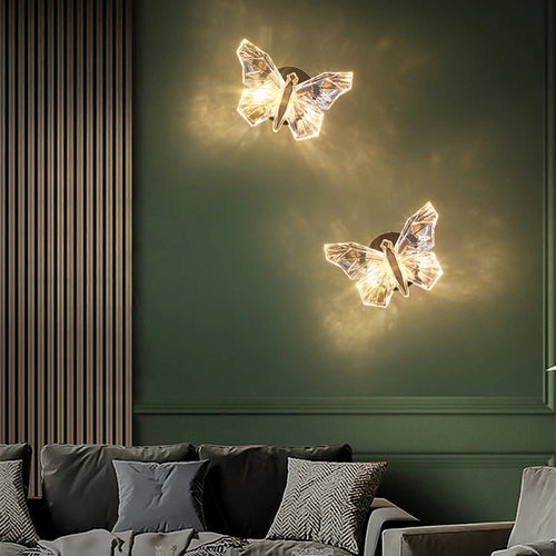 Applique murale LED papillon nordique - vue 5 sur 7
