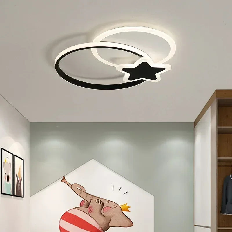 Plafonnier moderne à LEDs pour enfants chambre salon salle à manger chambre étude allée - vue 3 sur 24