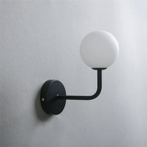 applique murale vintage en fer noir à led rétro - vue 6 sur 12