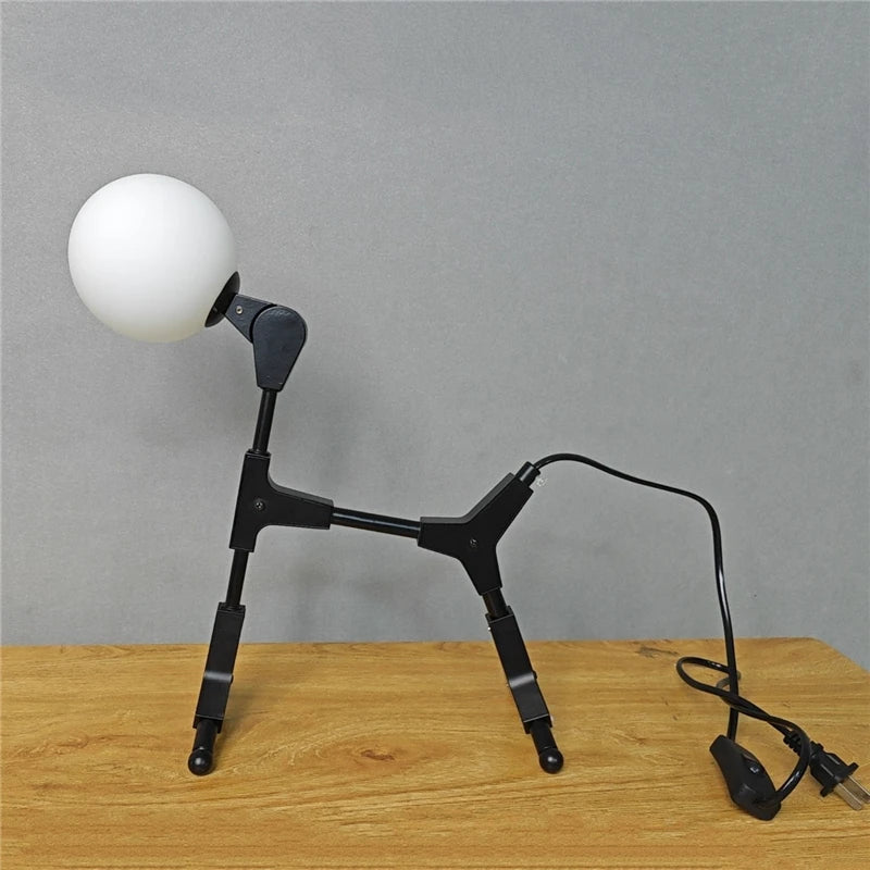 lampadaire moderne en fer design créatif pour décoration nordique - vue 6 sur 7