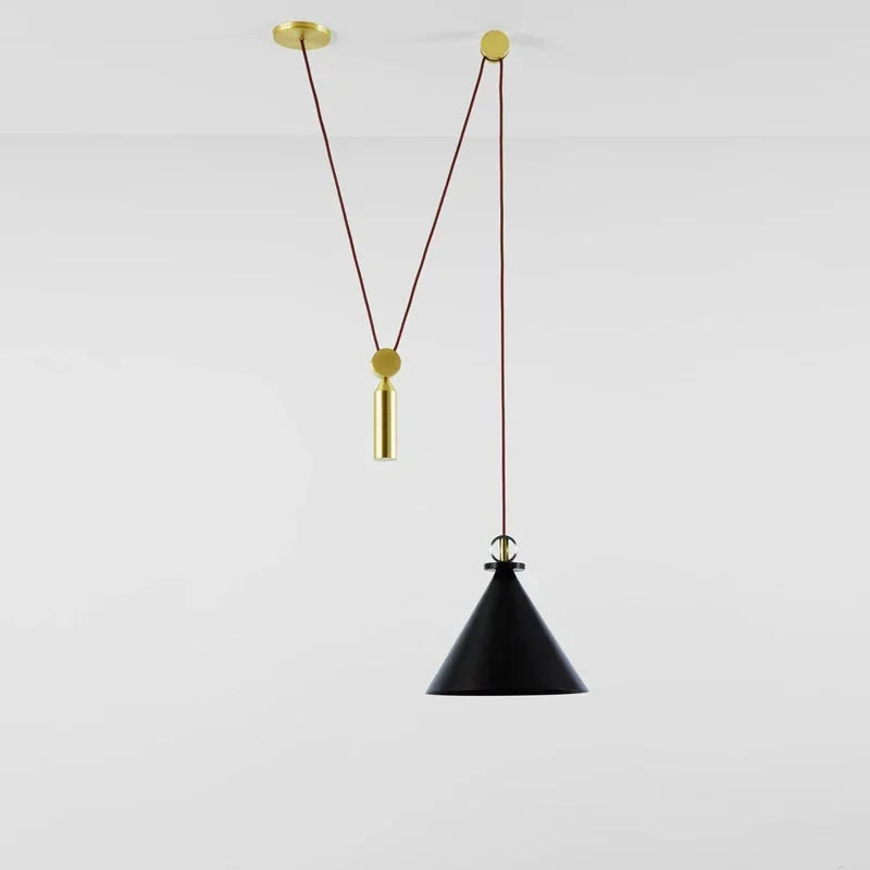 suspension en métal réglable design pour éclairage intérieur décoratif - vue 17 sur 25