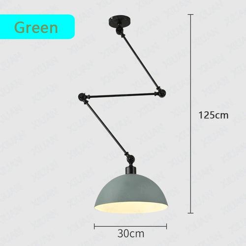 plafonnier led suspendu design scandinave moderne en aluminium - vue 12 sur 16