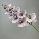 fleurs artificielles orchidée papillon en coton et silicone décoratives