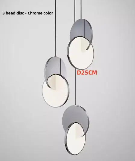 Nordic creative bar restaurant post-modern simple bedroom bedside designer single head net red light luxury art chandelier - vue 12 sur 13
