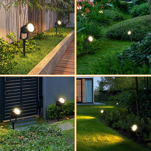 lampes de jardin led étanches pour éclairage extérieur décoratif - vue 5 sur 7