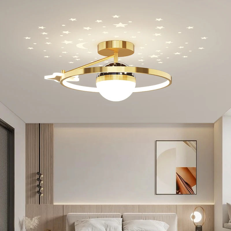 plafonnier moderne lumineux pour une ambiance chaleureuse intérieure - vue 4 sur 8