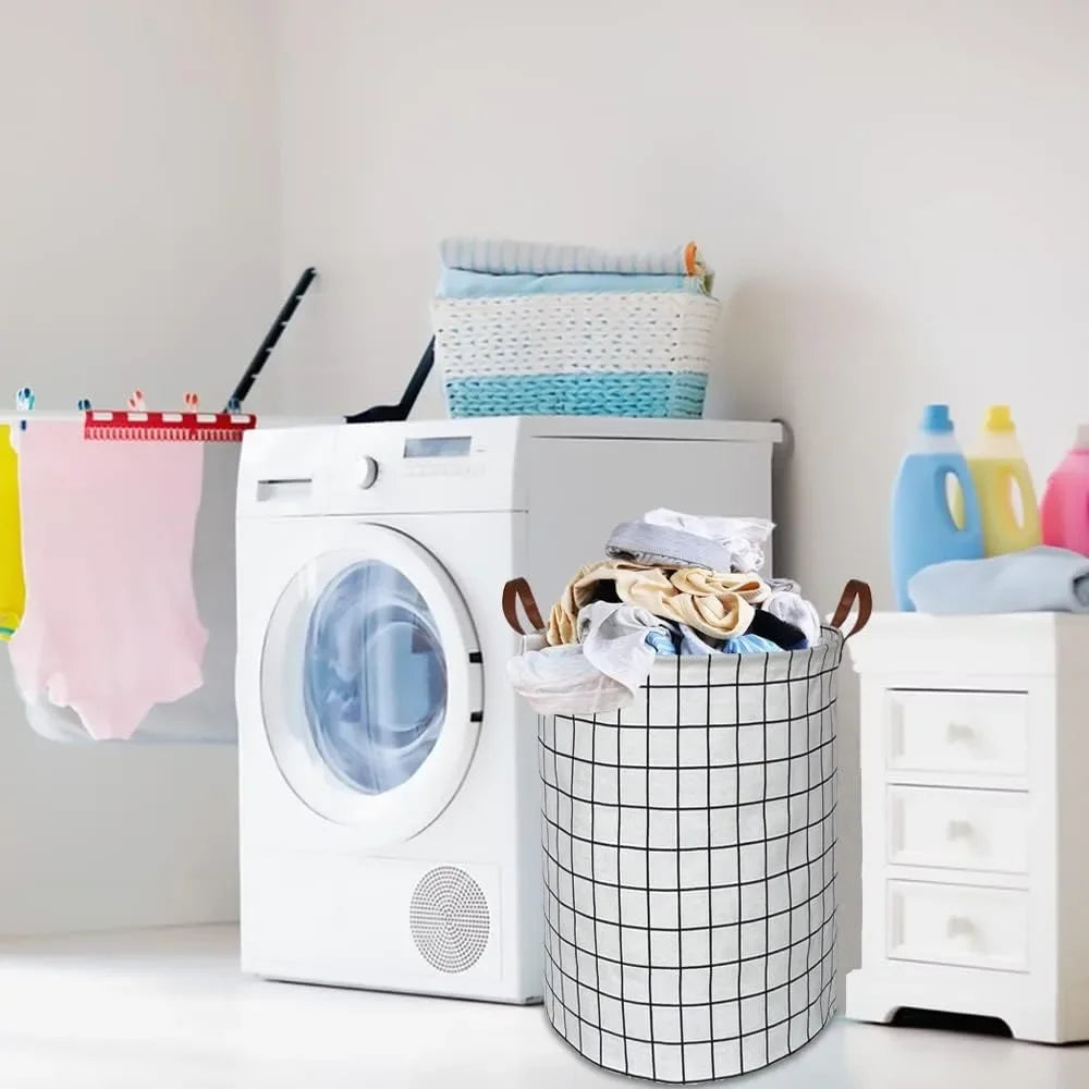 panier à linge portable pour jouets et vêtements étanche - vue 4 sur 8