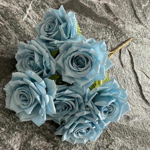 rose artificielle en soie pour décoration et photographie de mariage - vue 21 sur 22