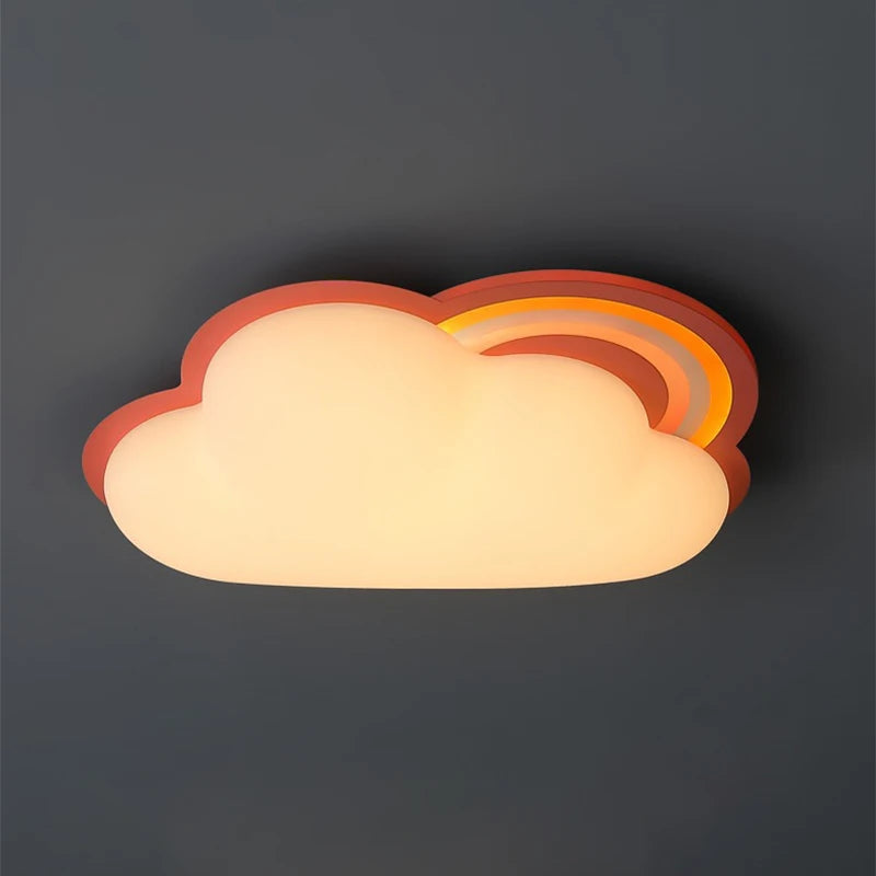 plafonnier nuage pour chambre de bébé garçon fille décor éclairage - vue 5 sur 8