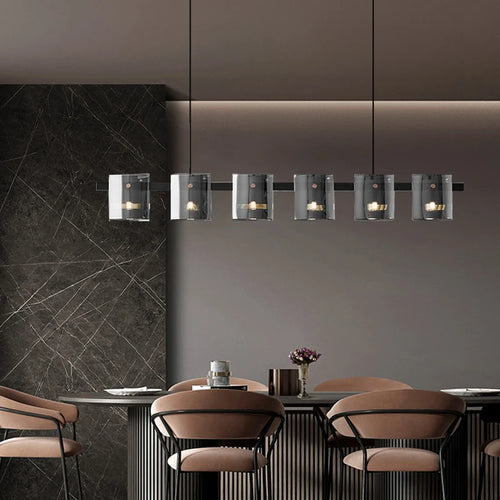 lustre à led postmoderne en cristal pour intérieur élégant - vue 4 sur 10