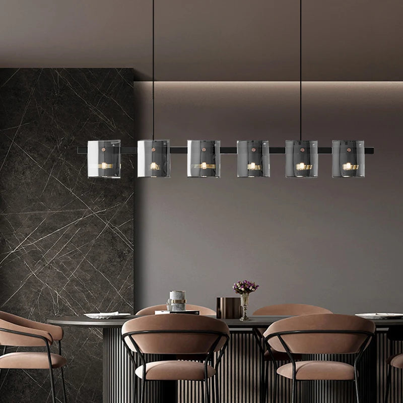 lustre à led postmoderne en cristal pour intérieur élégant - vue 4 sur 10