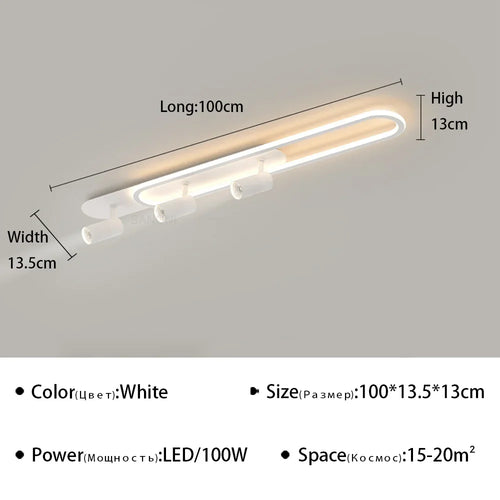plafonnier led moderne pour décoration d intérieur et éclairage décoratif - vue 17 sur 18