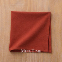 Serviette de table coton lavé douce style classique