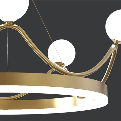 lustre moderne à led design pour intérieur élégant - vue 7 sur 8