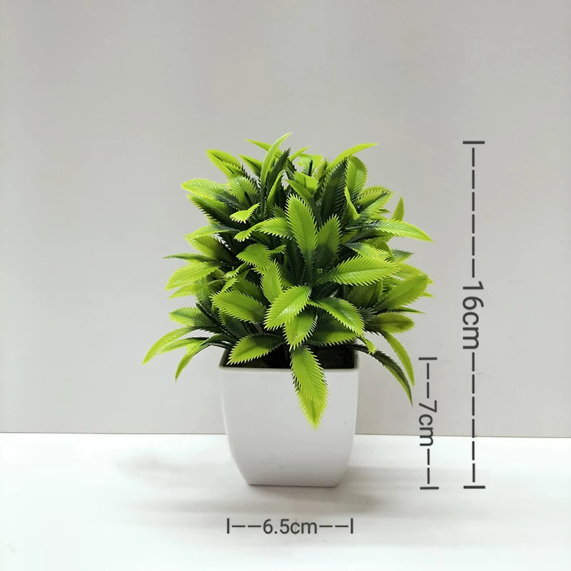 plante artificielle en pot pour décoration de bureau et jardin - vue 25 sur 45