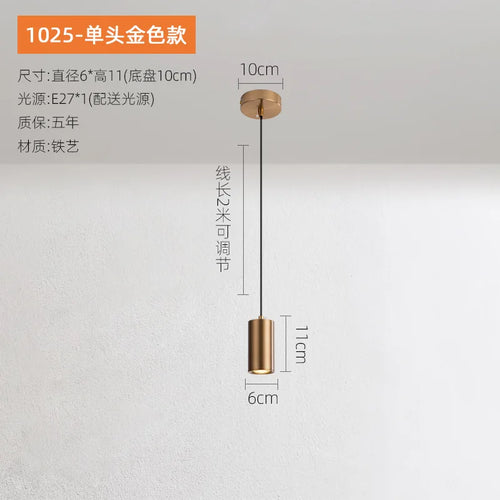 suspension nordique simple pour décoration intérieure élégante - vue 8 sur 9