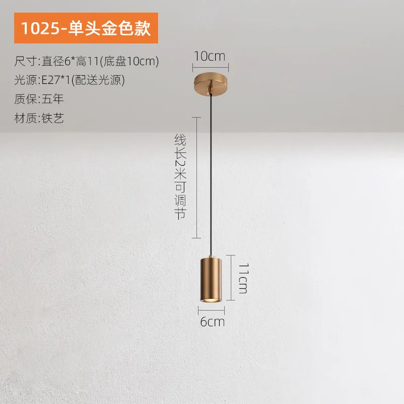 suspension nordique simple pour décoration intérieure élégante - vue 7 sur 9