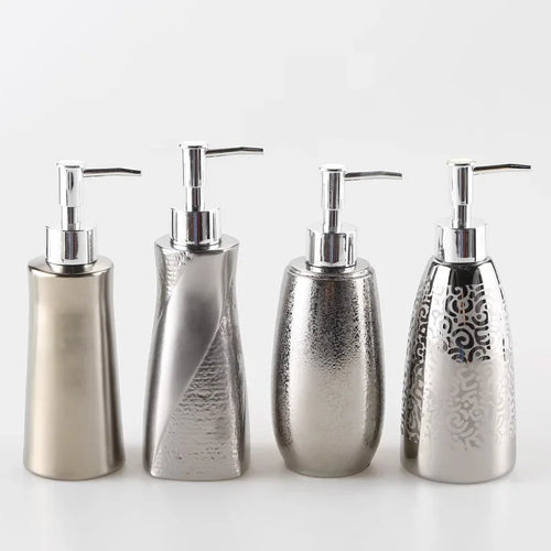 bouteille en céramique pour lotion et gel douche - vue 2 sur 12