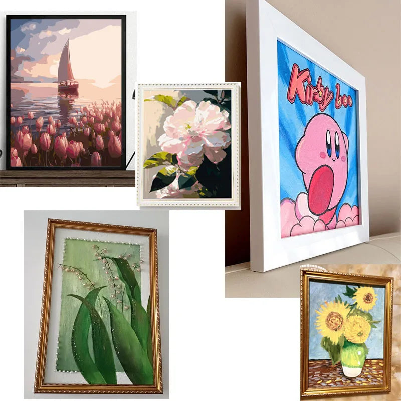cadre personnalisé grand format style européen pour décoration murale - vue 6 sur 14