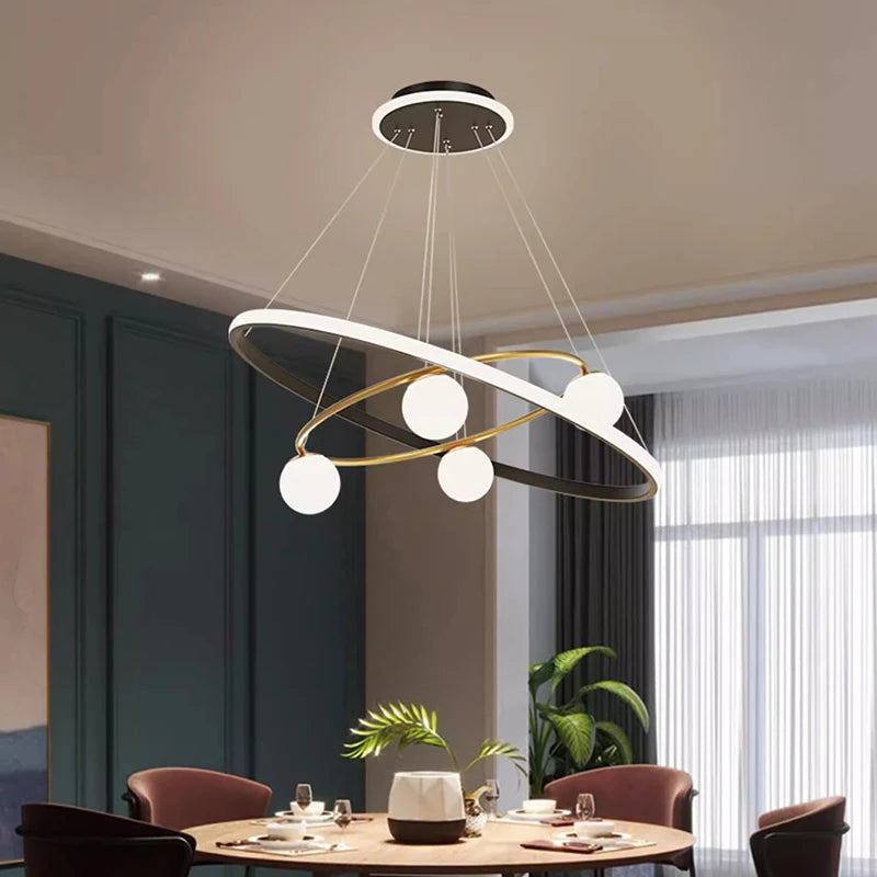 Décoration de la maison lustre salle à manger lampes suspendues éclairage intérieur luminaire plafonniers salon éclairage intérieur fantaisie - vue 6 sur 8
