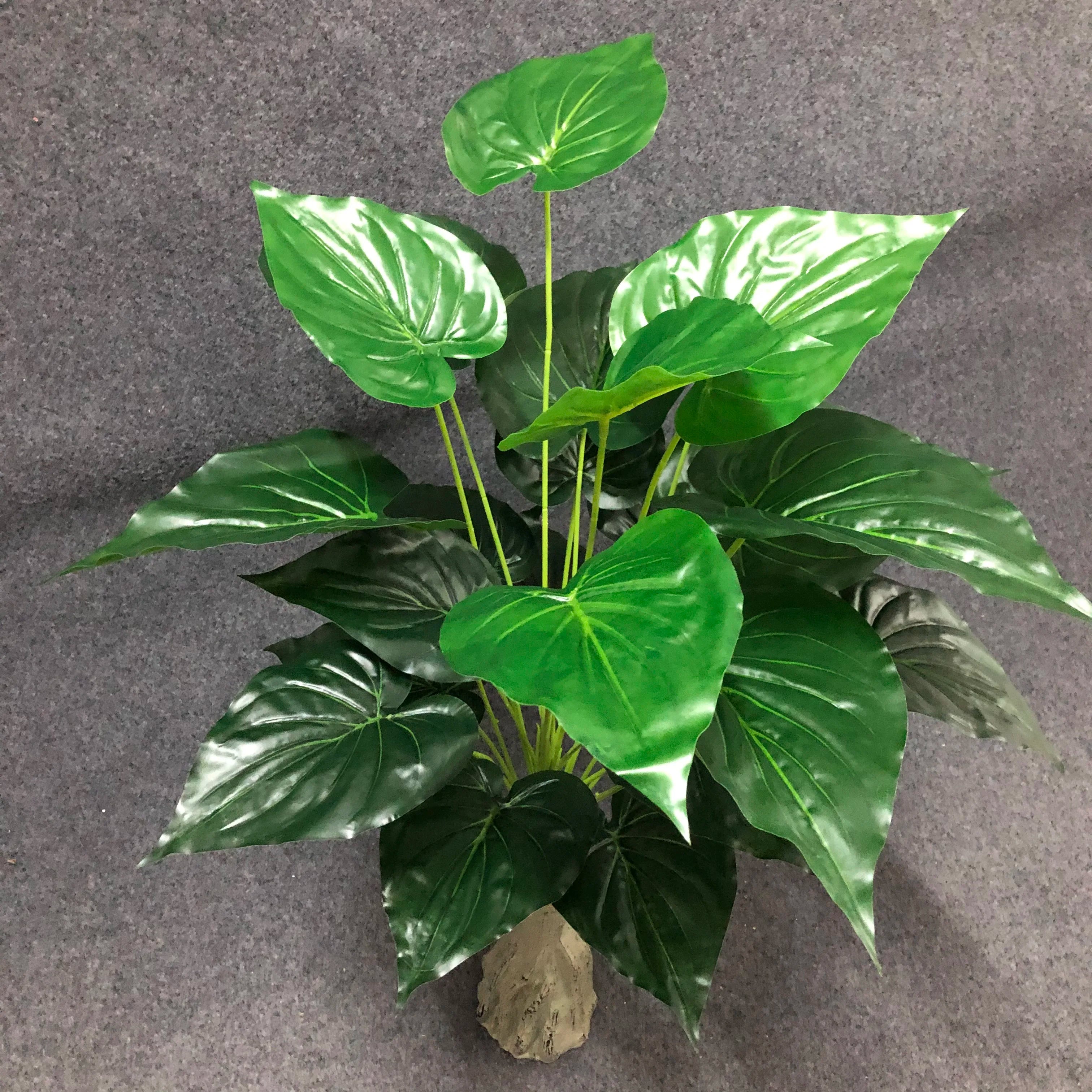 grandes plantes artificielles avec feuilles de palmier décoratives - vue 4 sur 12