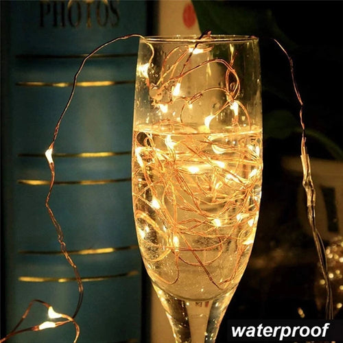 guirlande lumineuse led décoration fête mariage et noël - vue 3 sur 9