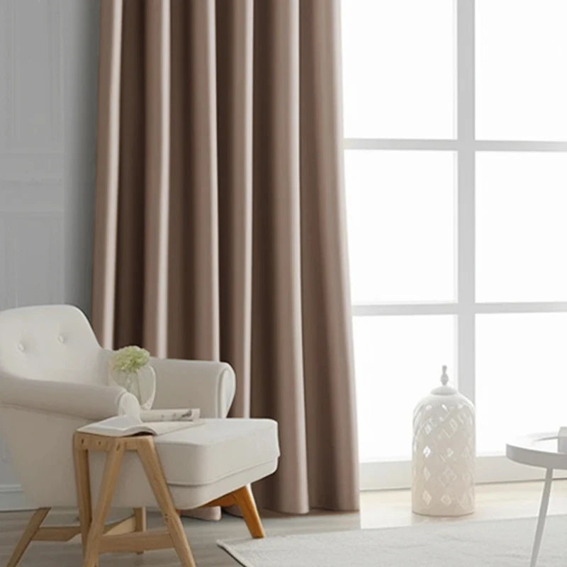 Rideau uni moderne pour salon et chambre fenetre - vue 4 sur 10