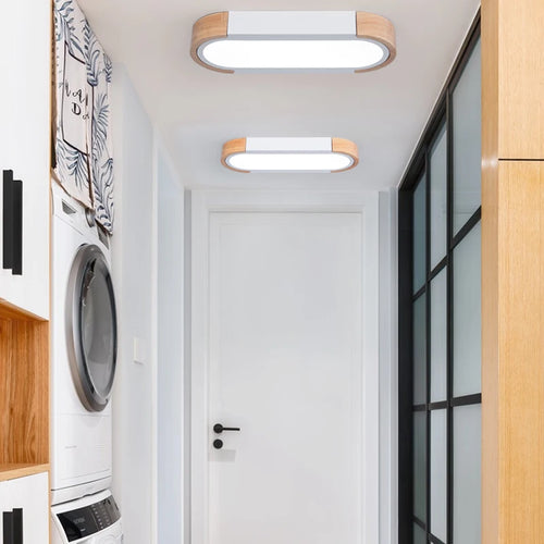 plafonnier led rectangulaire longue bande simple et créatif - vue 4 sur 15