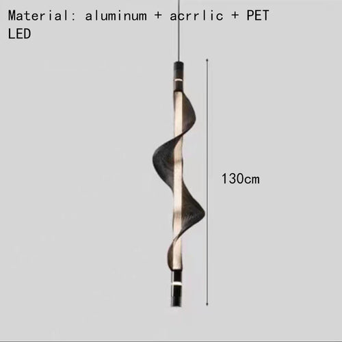 lustre led art déco avec cordon réglable luminaires suspendus - vue 23 sur 22