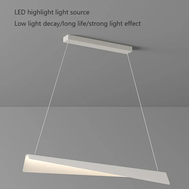 suspension moderne à led pour décoration intérieure et éclairage élégant - vue 5 sur 8