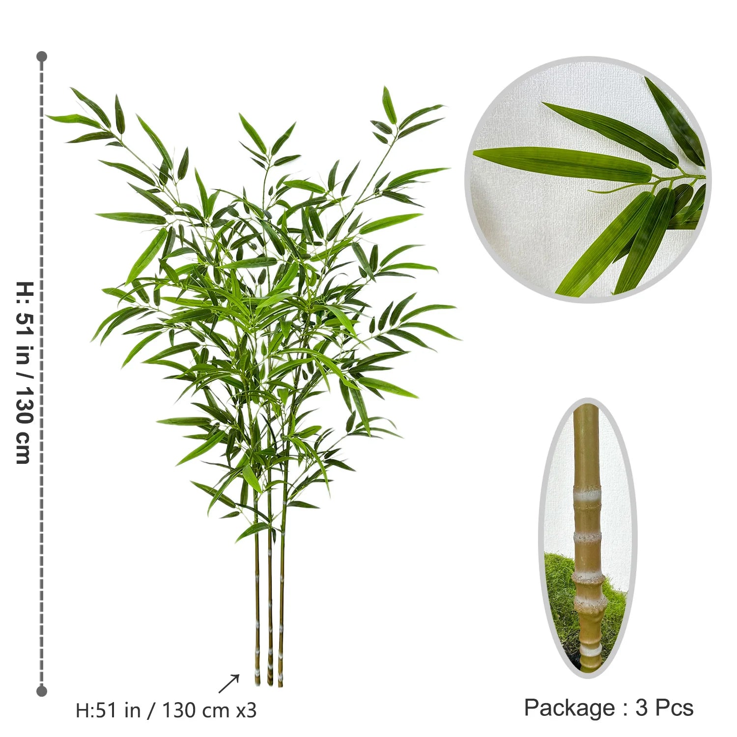 feuilles de bambou artificielles pour décoration d'événements et fêtes - vue 13 sur 23