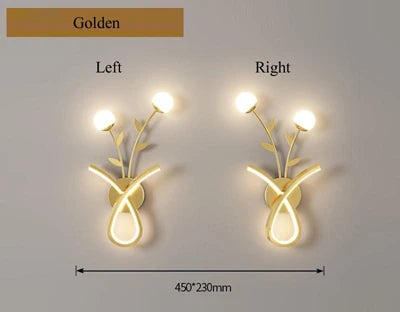 applique murale led style nordique lumière créative design moderne - vue 10 sur 12