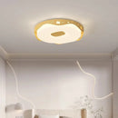 Nordic Kids Bedroom Pendant Lamps Pink Green Yellow Blue Rabbit Panda Bear Astronaut Children's Room Ceiling Light Round Shape