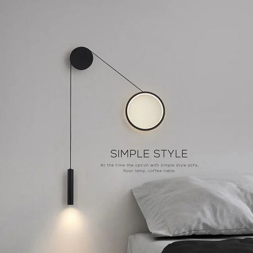 applique murale led moderne et simple pour intérieur - vue 2 sur 8
