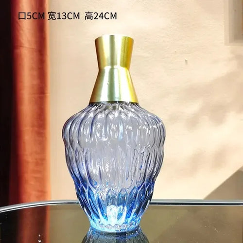 vase en verre décoratif pour arrangements floraux modernes - vue 17 sur 16