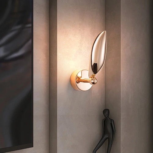 applique murale moderne led en forme de mouette créative - vue 6 sur 8