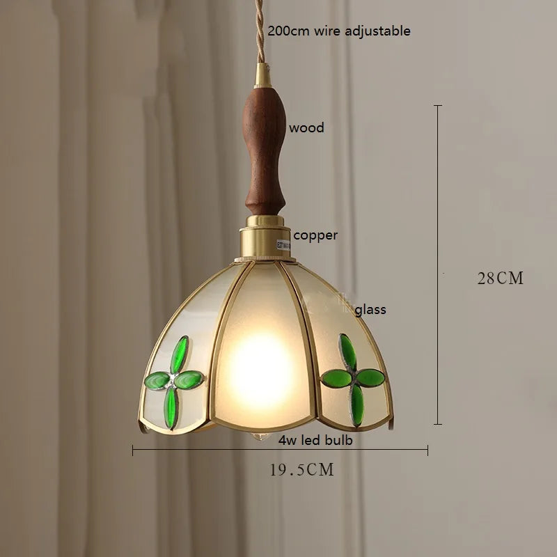 iwhd lampe à main led moderne en verre cuivre papillon - vue 25 sur 28