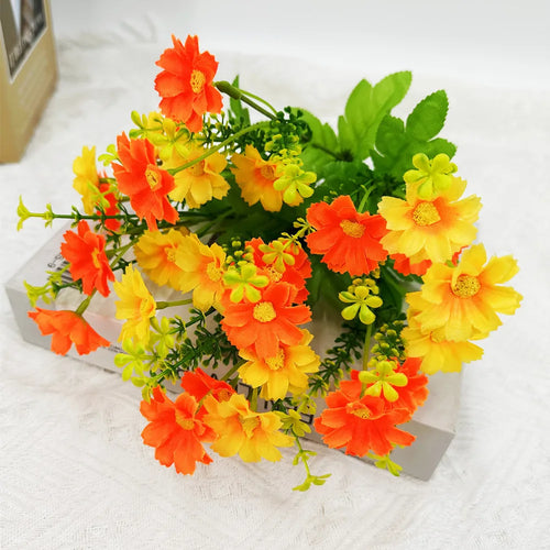 lot de fleurs artificielles résistantes aux uv pour décoration extérieure - vue 9 sur 16