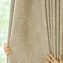 Rideau occultant floral moderne pour salon chambre