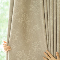 Rideau occultant floral moderne pour salon chambre