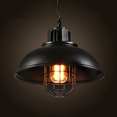 Suspension rétro de Style industriel lampe suspendue Vintage avec ampoule Led E27 dortoir salle à manger cuisine Bar - vue 19 sur 23