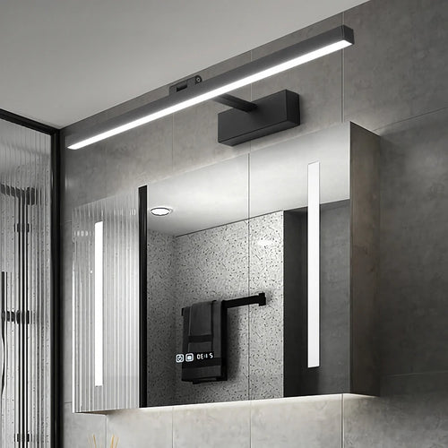 SANDYHA Style nordique miroir applique maison Led Anti-buée salle de bain éclairages moderne hôtel intérieur décor armoire maison lumières - vue 2 sur 8