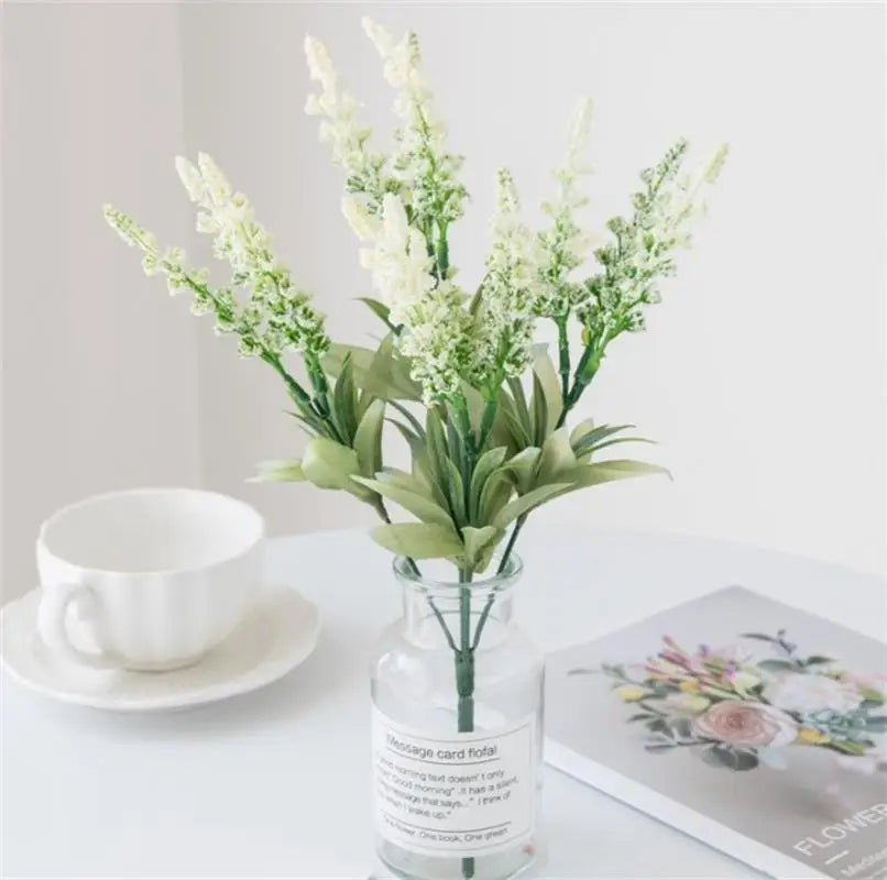 lavande artificielle pour décoration de table et mariage - vue 5 sur 9