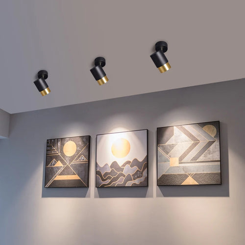 projecteurs led 	gu10 spot lumière monté en surface rotatif - vue 5 sur 8