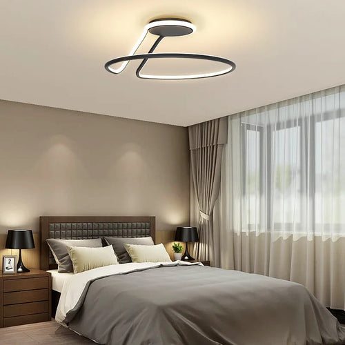 plafonnier moderne réglable avec télécommande pour décoration intérieure - vue 5 sur 16