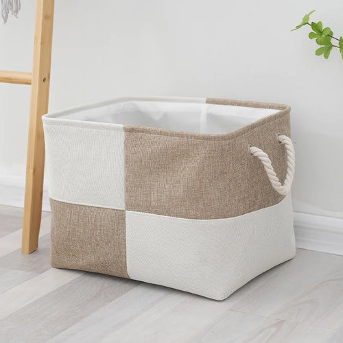 panier de rangement pliable pour linge et jouets - vue 2 sur 7