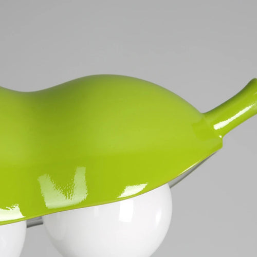 lustre en verre à pois créatifs avec éclairage en résine - vue 7 sur 15