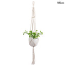 paniers suspendus en macramé pour plantes et décoration