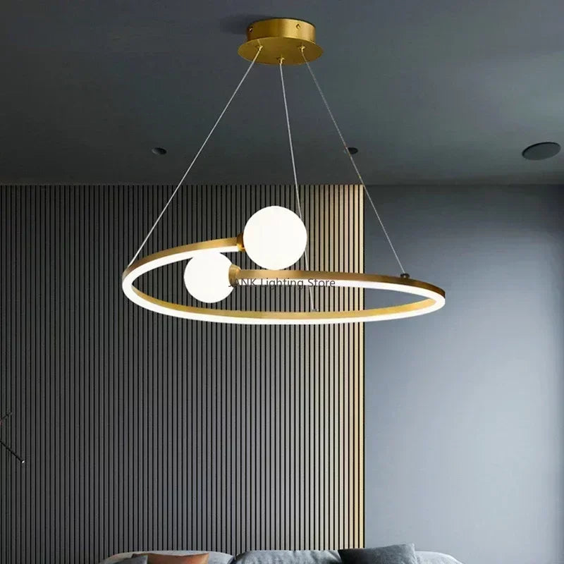Lustre design LED salon suspension fer Restaurant lampe suspendue décoration de la maison étude grenier Garage cuisine - vue 1 sur 9